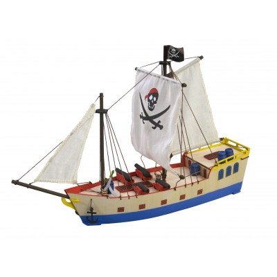 Wooden Model for Kids +8: PIRATE SHIP - ARTESANIA 30509N